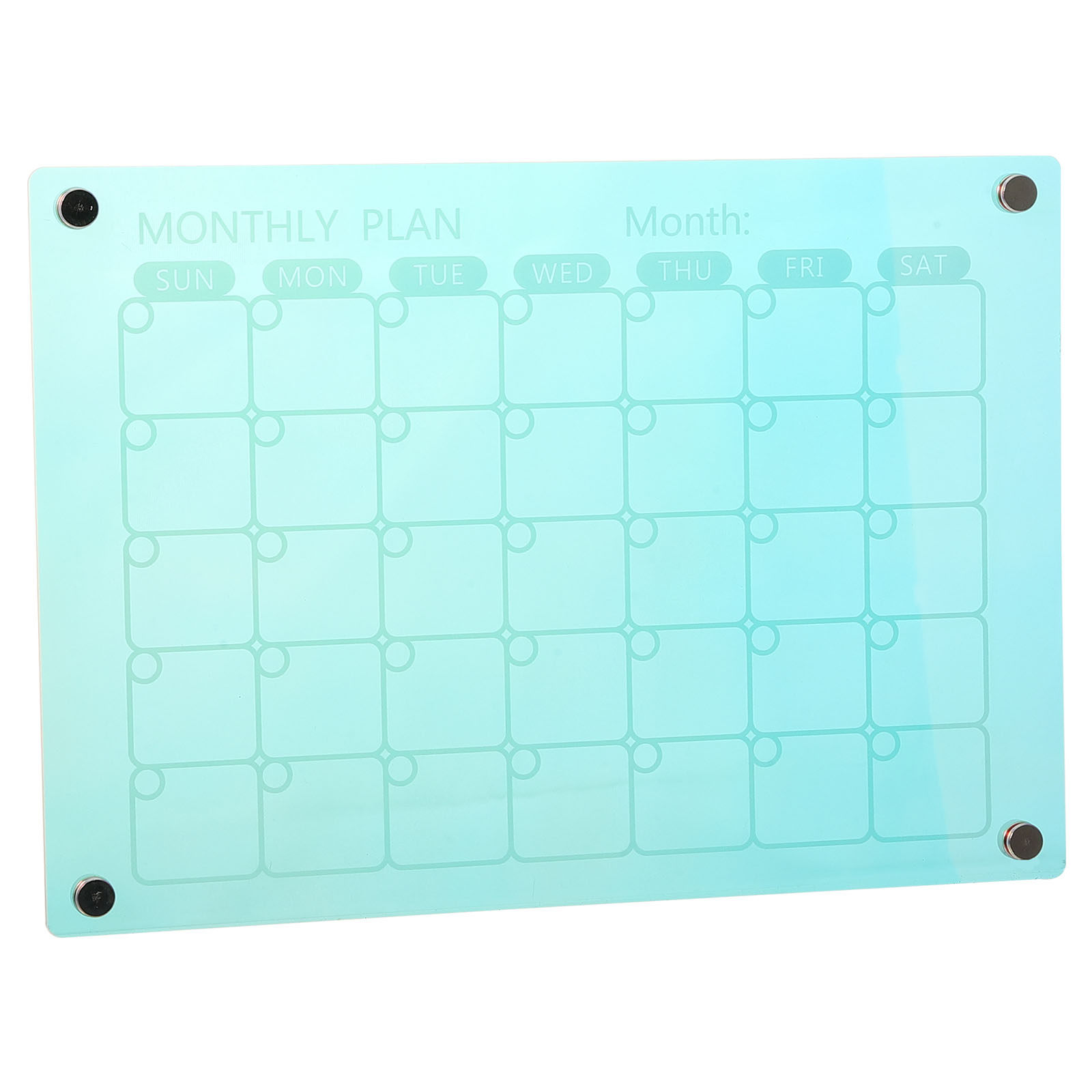 Magnetic Whiteboard Calendar - Magnetic Acrylic Dry Erase Board Monthly
