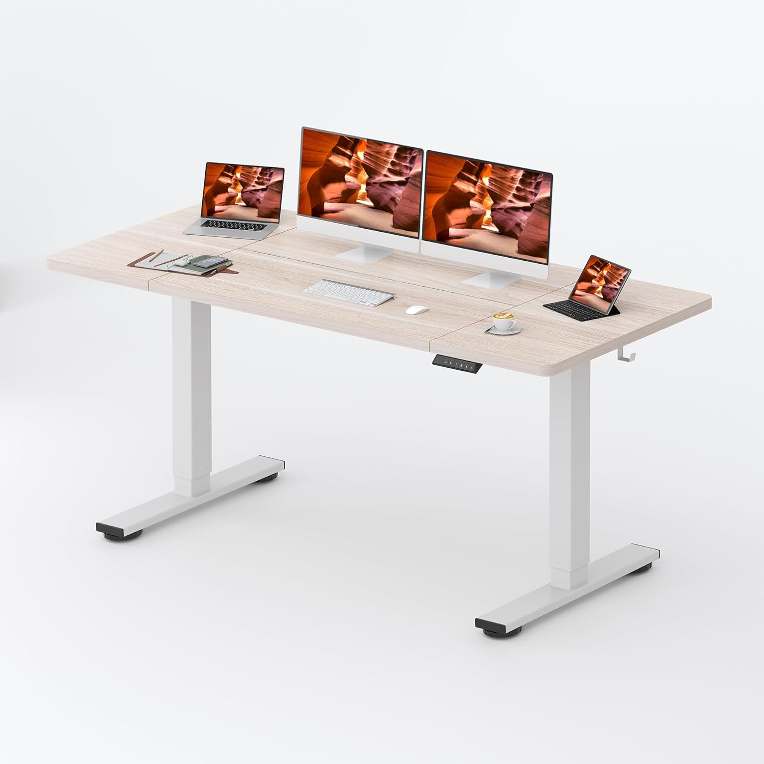 White Electric Adjustable Stan - đánh giá và giá Office Furniture Custom