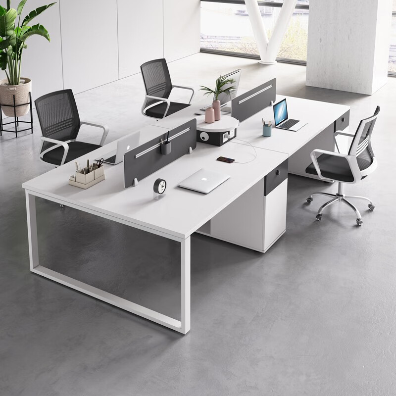 Four-person workplace staff de - đánh giá và giá Office Furniture Manufacturers