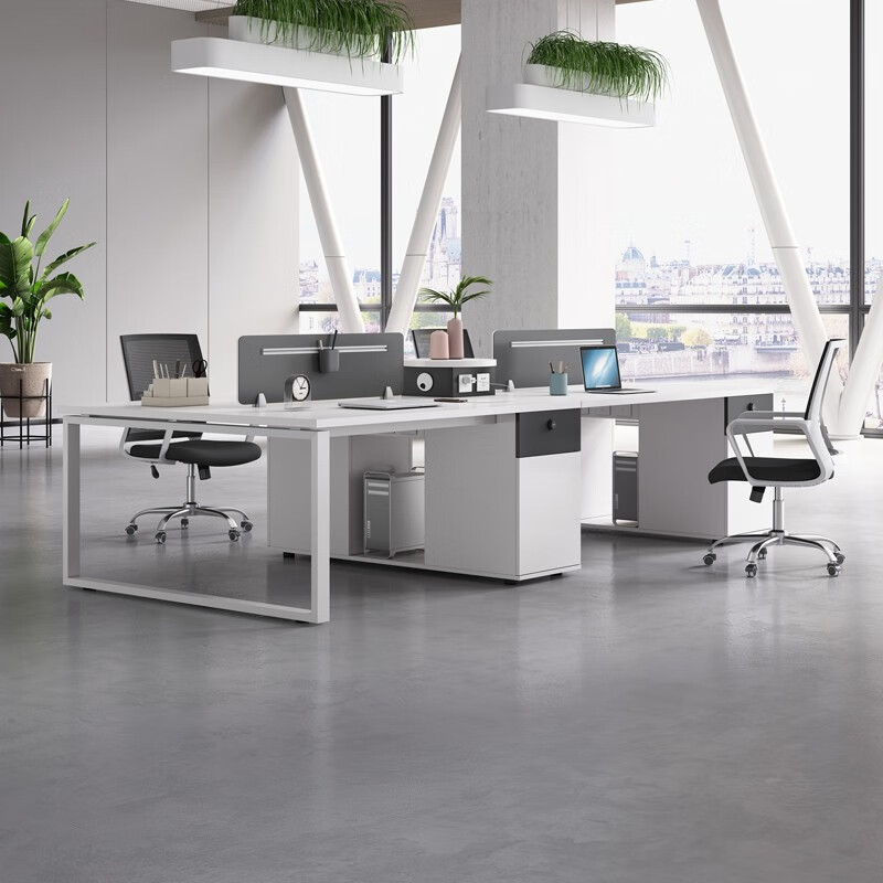 Four-person workplace staff de - đánh giá và giá Office Furniture Manufacturers