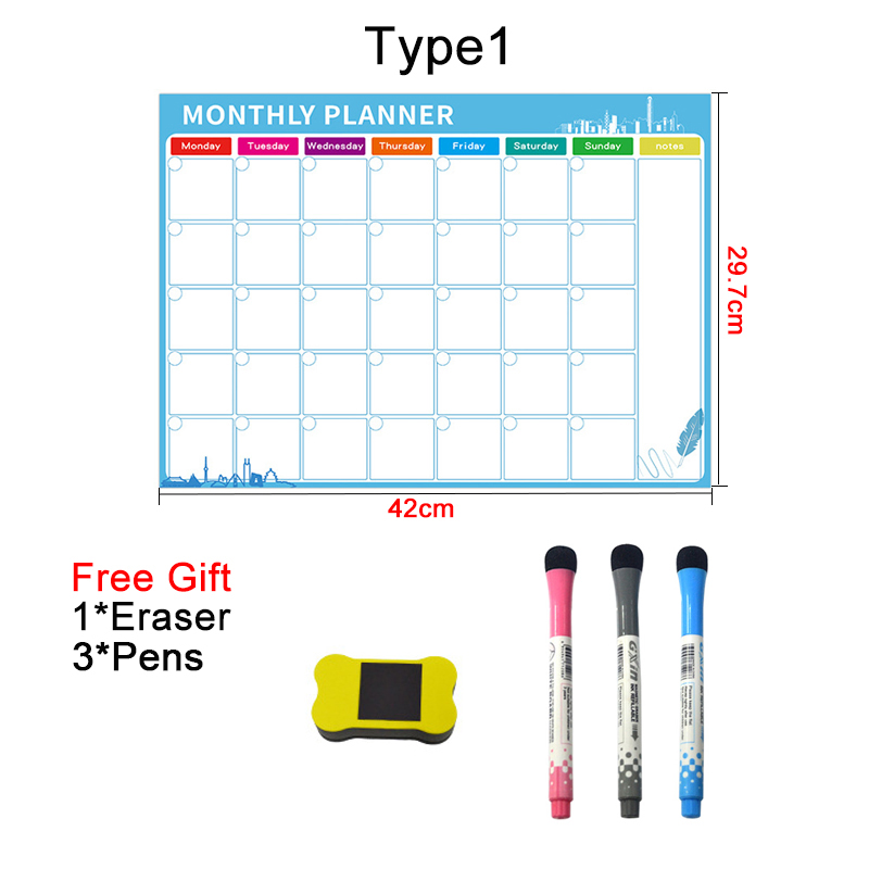 A3 Khô Tẩy Xóa Từ Hàng Tháng H - đánh giá và giá Magnetic Whiteboard Calendar
