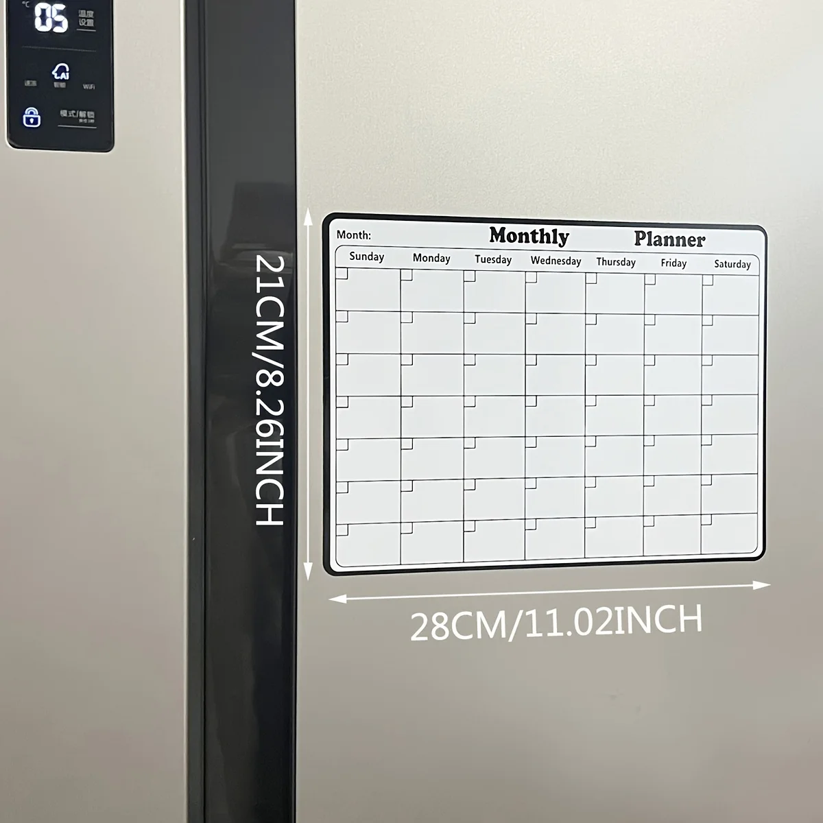 Magnetic Refrigerator Dry Eras - đánh giá và giá Magnetic Whiteboard Calendar