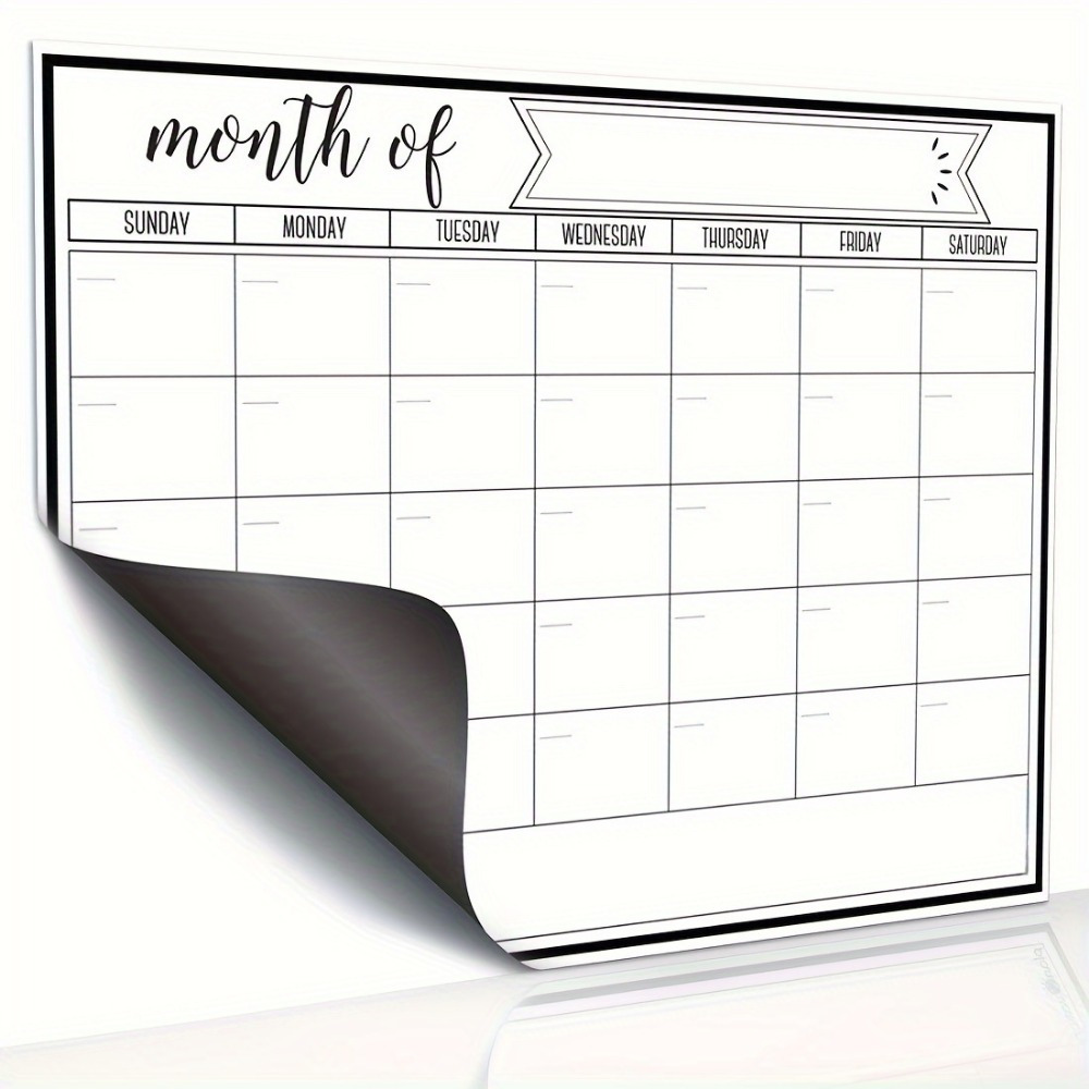 1Pc Magnetic Dry Erase Calenda - đánh giá và giá Magnetic Whiteboard Calendar