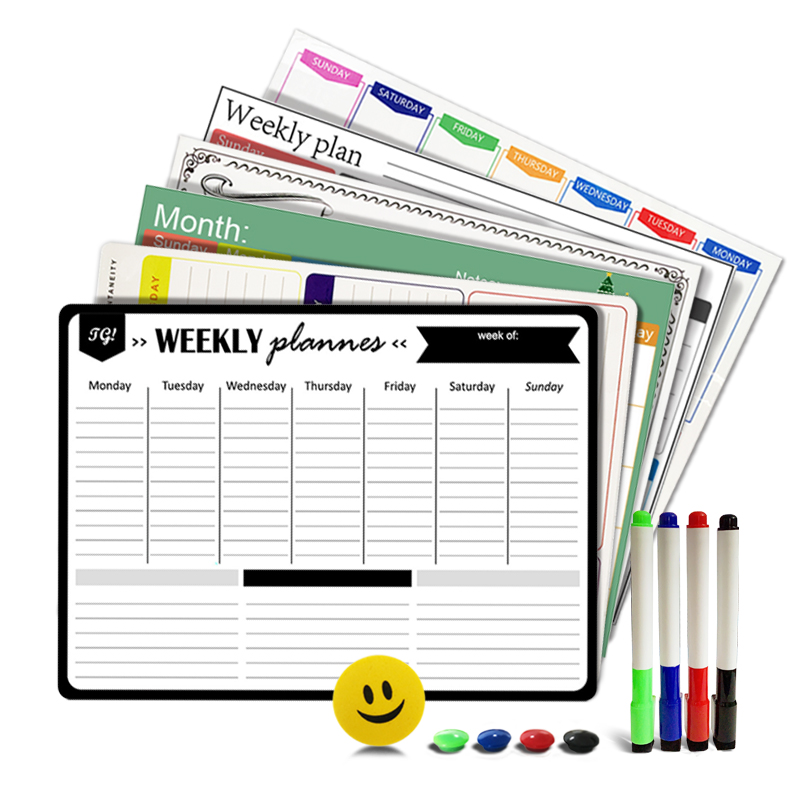 A3 Từ Hàng Tuần & Hàng Tháng L - đánh giá và giá Magnetic Whiteboard Calendar