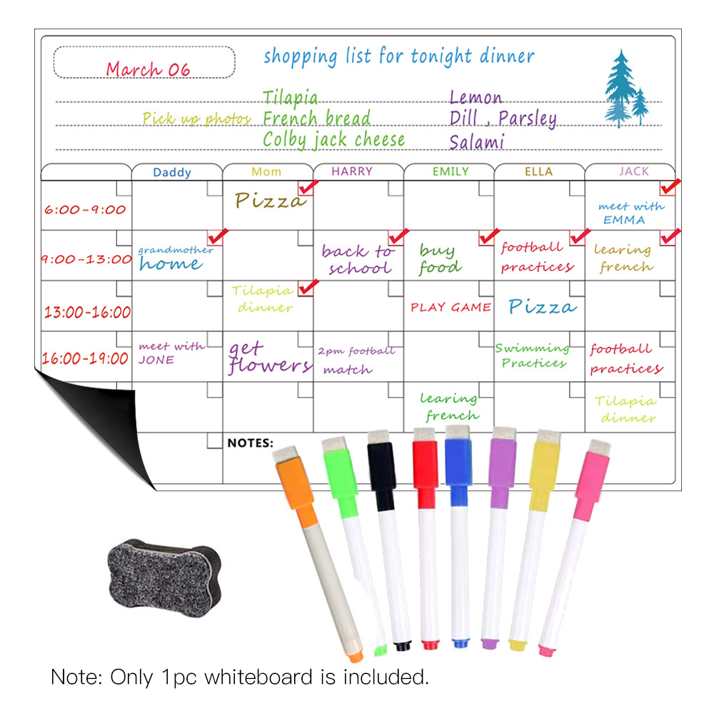Magnetic Dry Erase Board Calen - đánh giá và giá Magnetic Whiteboard Calendar