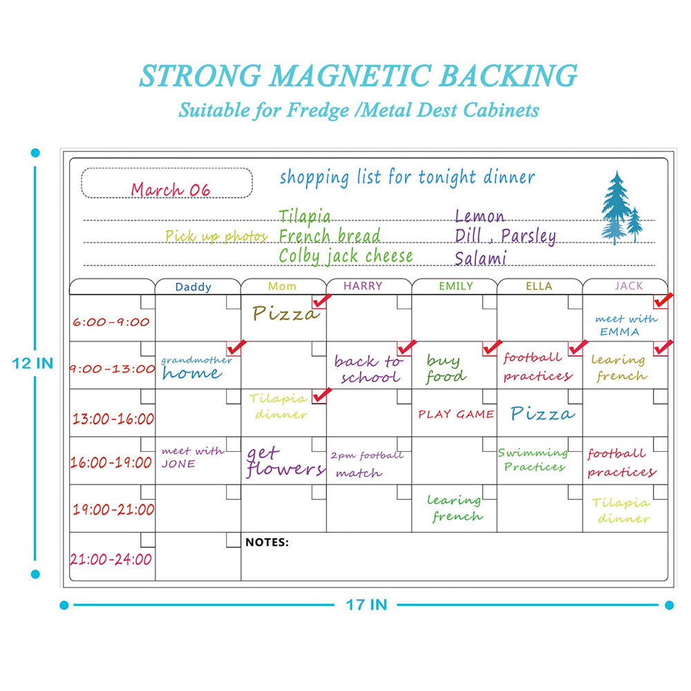 Magnetic Dry Erase Board Calen - đánh giá và giá Magnetic Whiteboard Calendar