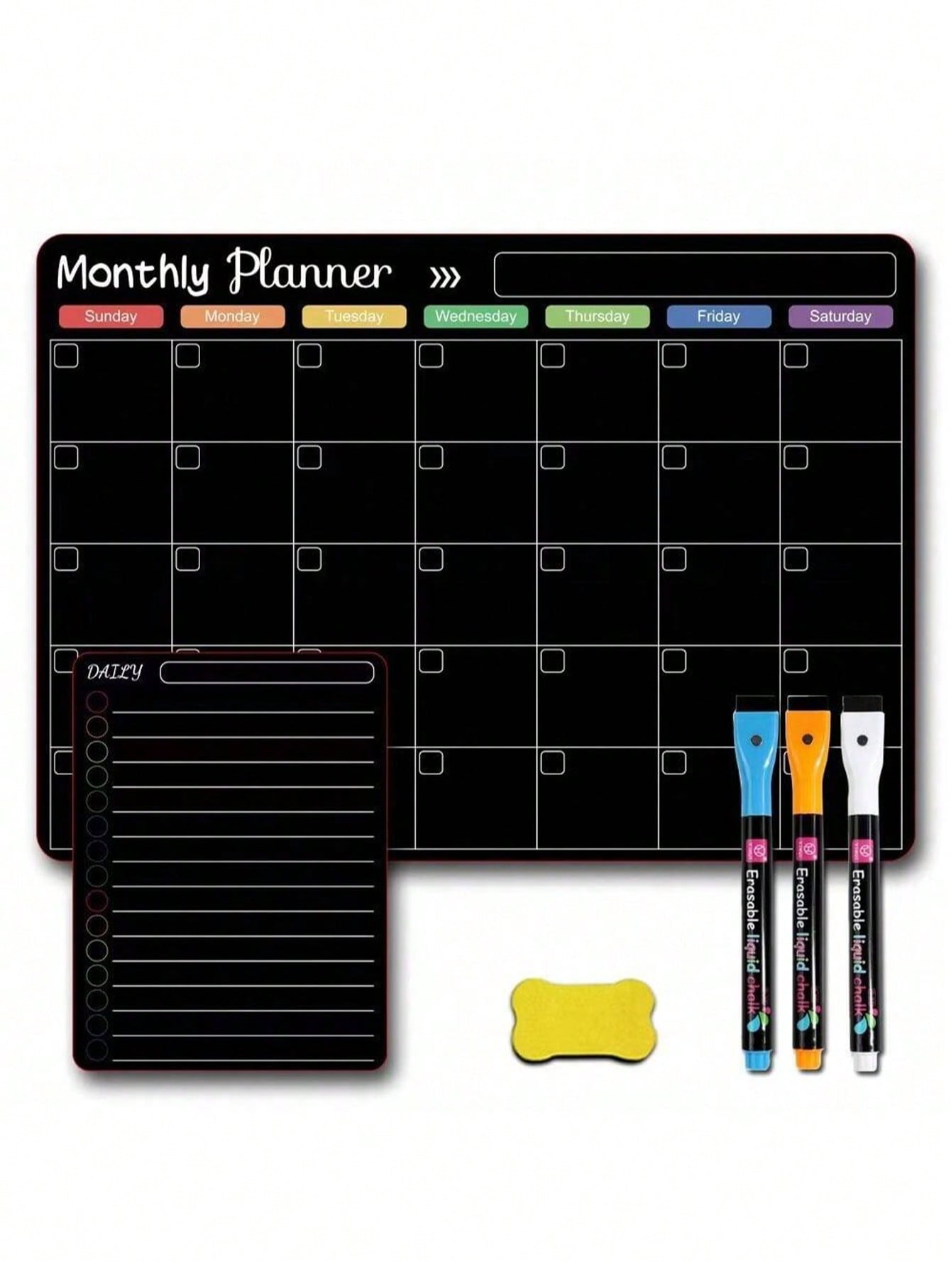 Magnetic Erasable Refrigerator - đánh giá và giá Magnetic Whiteboard Calendar